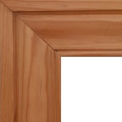 Frame with 2,6″ moulded trim. Finished with wax to emphasise and protect the natural wood grain. It is a perfect choice for a larger artwork